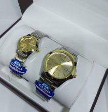 Casio couple set watch stainless steel